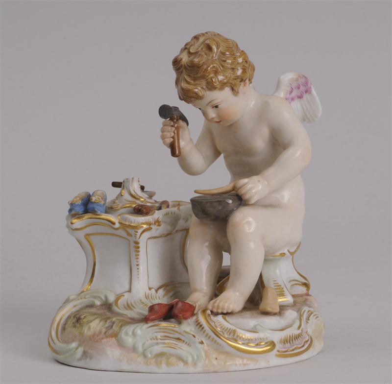 MEISSEN PORCELAIN GROUP: ''THE SHOE