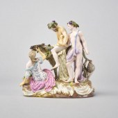 MEISSEN PORCELAIN GROUPA Meiss