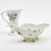 MEISSEN PORCELAIN HELMET SHAPE
