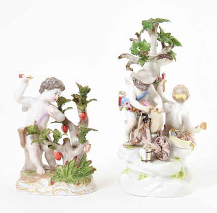 Meissen porcelain Labors of Cupid