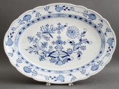 MEISSEN PORCELAIN LARGE BLUE O