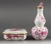 Meissen porcelain matchbox and