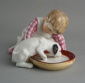 MEISSEN PORCELAIN MODEL OF A Y