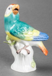 MEISSEN PORCELAIN MODEL OF A P