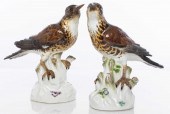 MEISSEN PORCELAIN MODELS OF BI