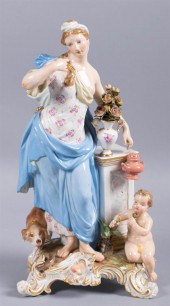 MEISSEN PORCELAIN (OUTSIDE-DEC