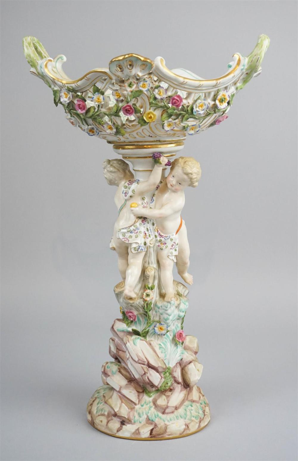 MEISSEN PORCELAIN OUTSIDE-DECORATED