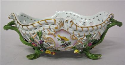 Meissen porcelain oval