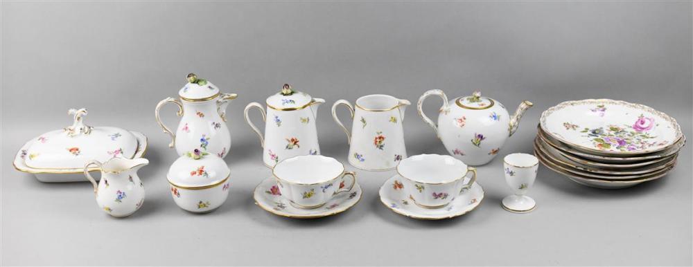 MEISSEN PORCELAIN PART BREAKFAST
