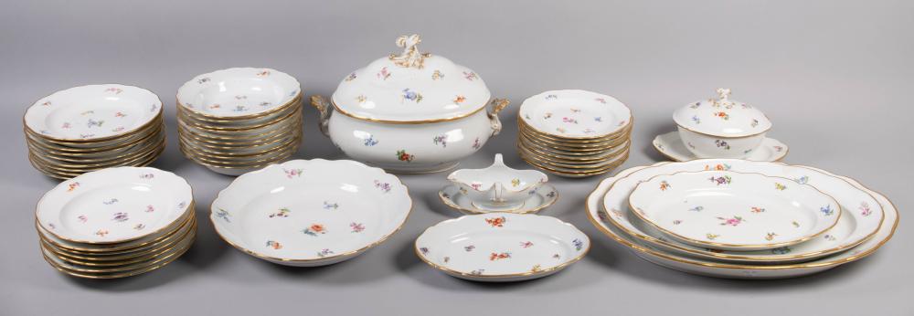 MEISSEN PORCELAIN PART DINNER