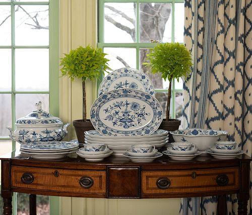 MEISSEN PORCELAIN PART SERVICE IN
