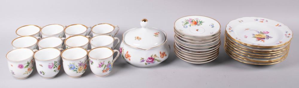 MEISSEN PORCELAIN PART TEA