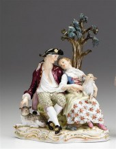 Meissen porcelain pastoral fig