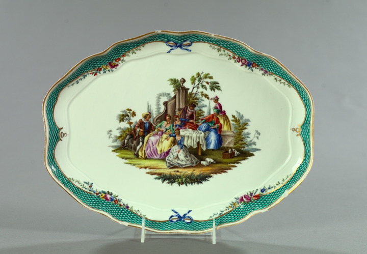 Meissen Porcelain Pastry Tray, 