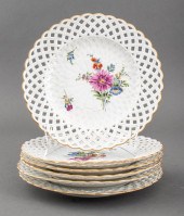 MEISSEN PORCELAIN PIERCED FLOR