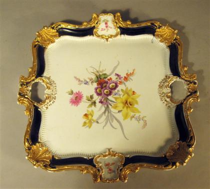 Meissen porcelain platter   