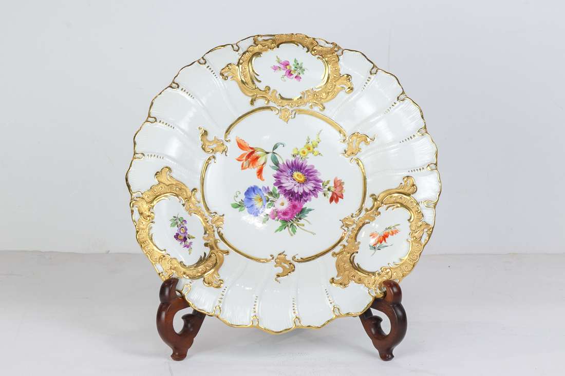 MEISSEN PORCELAIN RELIEF MOLDED