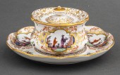 MEISSEN PORCELAIN SUGAR BOWL &