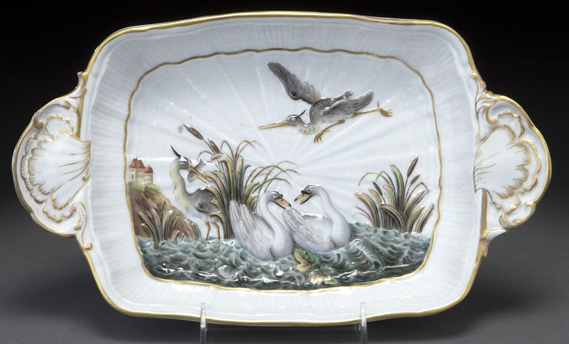 Meissen porcelain ''Swan