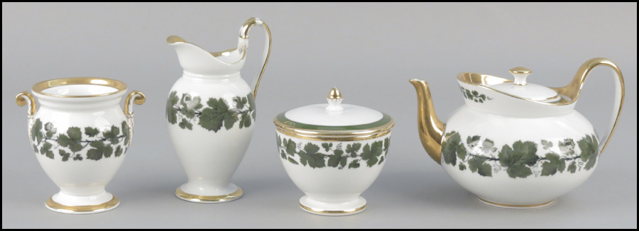 MEISSEN PORCELAIN TEA SERVICE.