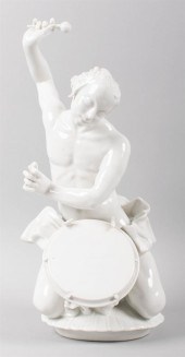 MEISSEN PORCELAIN WHITE ART DE