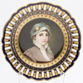 MEISSEN PORTRAIT PLATE, AFTER
