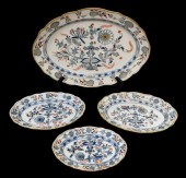 MEISSEN RICH BLUE ONION GRADUA