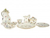 MEISSEN SCATTERED FLOWERS PORC