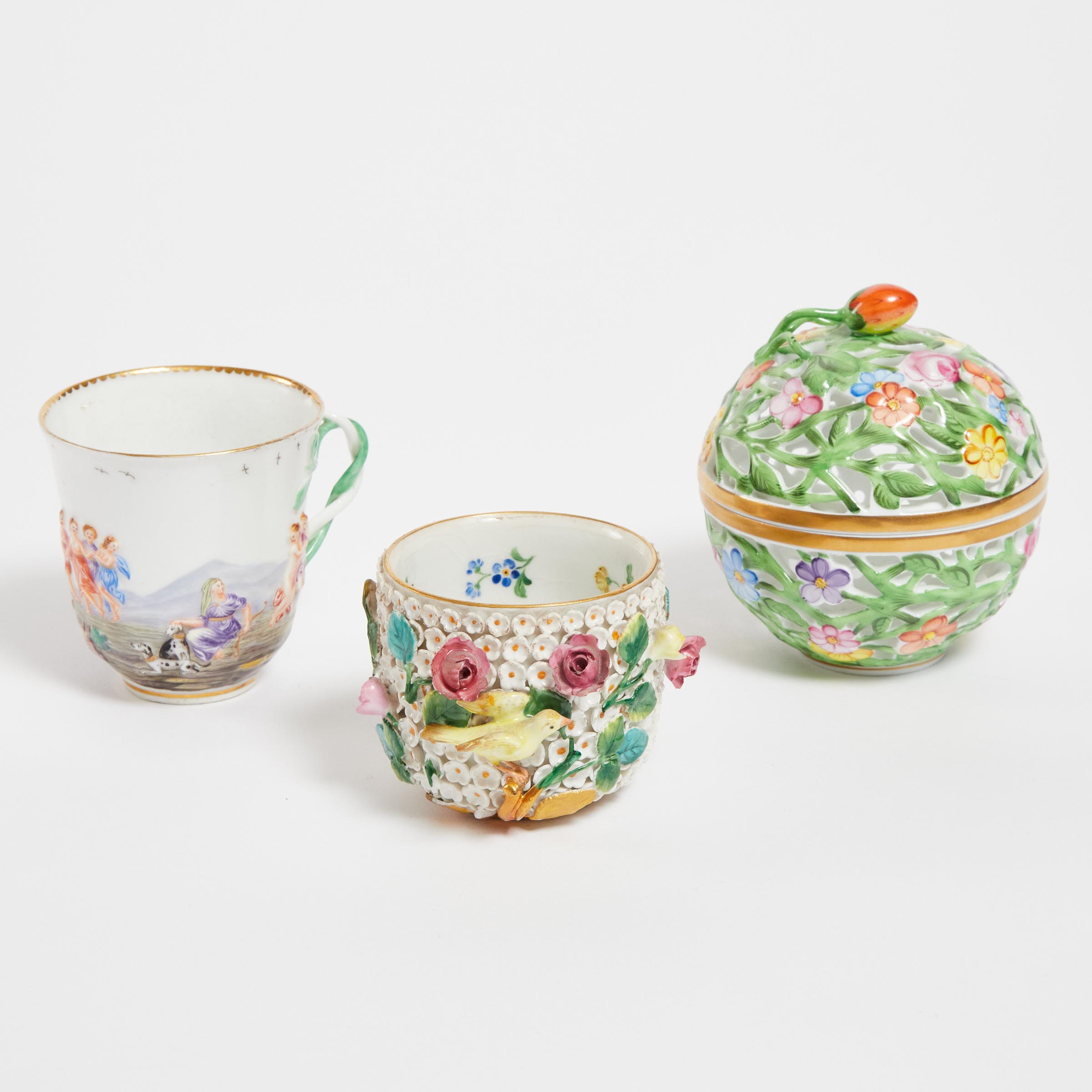 Meissen 'Schneeballen' Bowl,