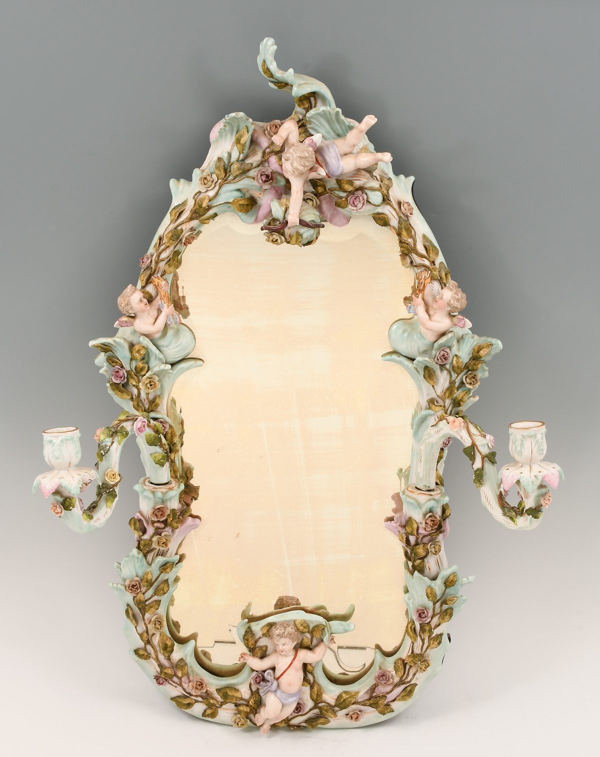 MEISSEN STYLE PORCELAIN CHERUB