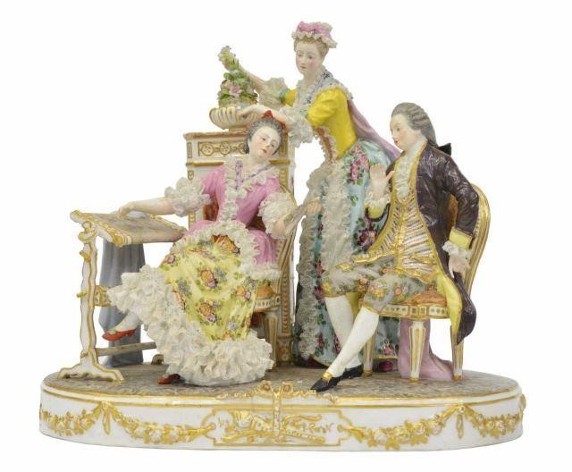 MEISSEN STYLE PORCELAIN DRESDEN