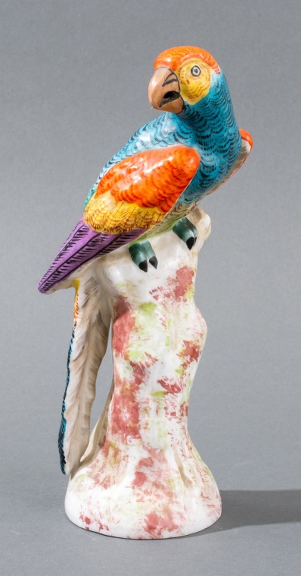 MEISSEN STYLE PORCELAIN PARROT