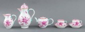 MEISSEN "TETE A TETE" COFFEE S