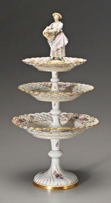 Meissen three-tier server: female