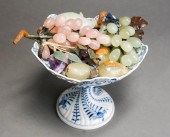 MEISSEN-TYPE BLUE ONION COMPOT
