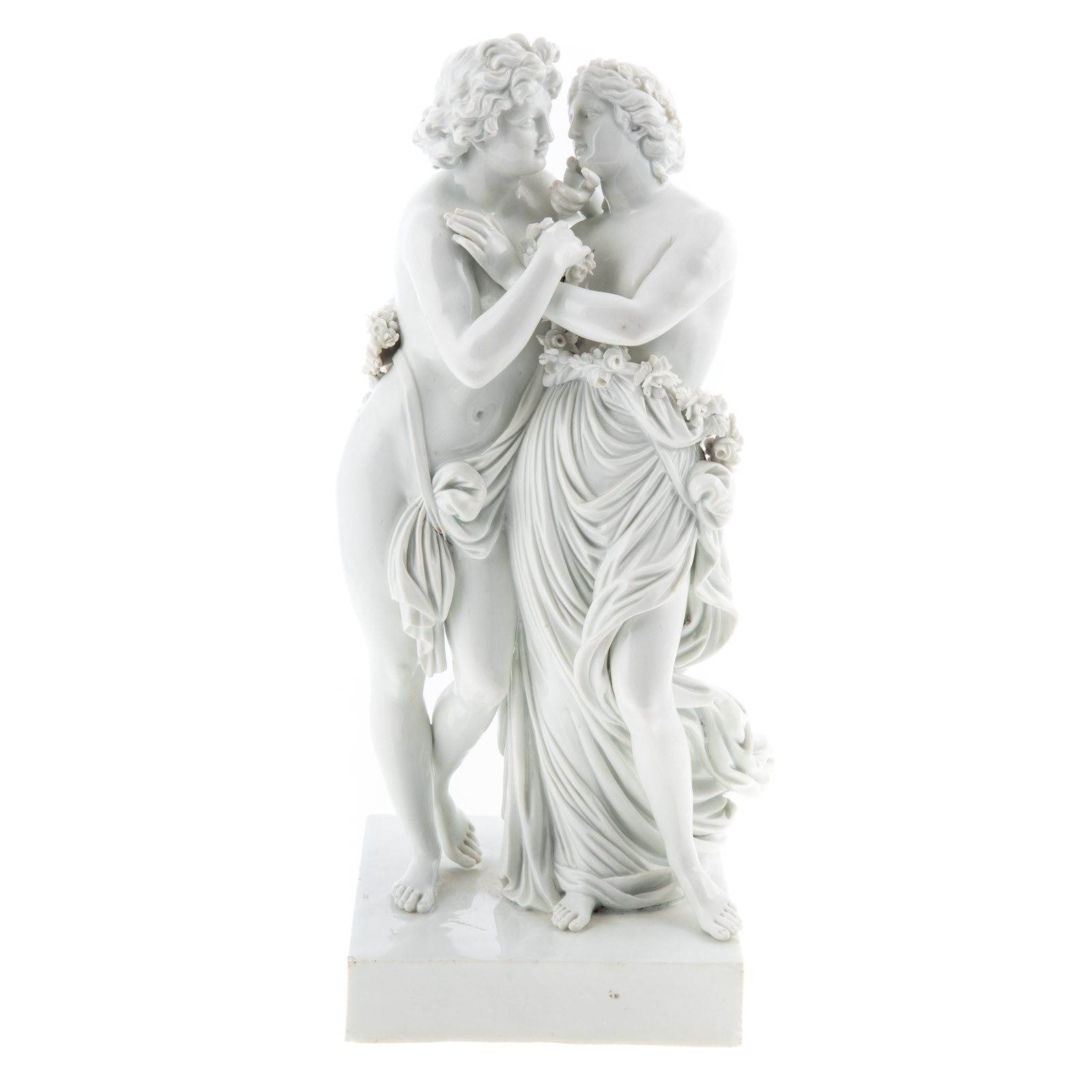 MEISSEN WHITE PORCELAIN FIGURAL