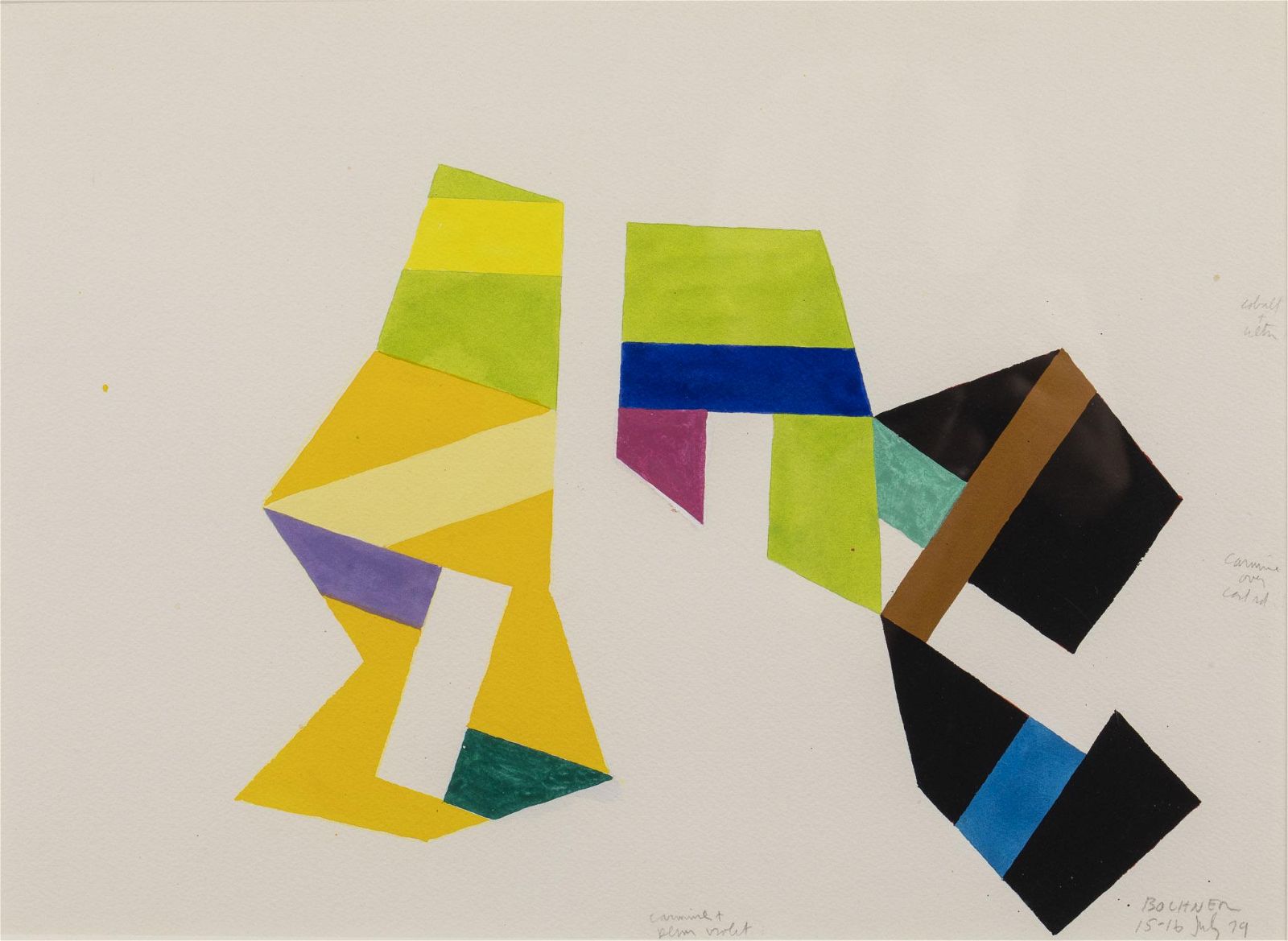 MEL BOCHNER, UNTITLED (SUMATRA