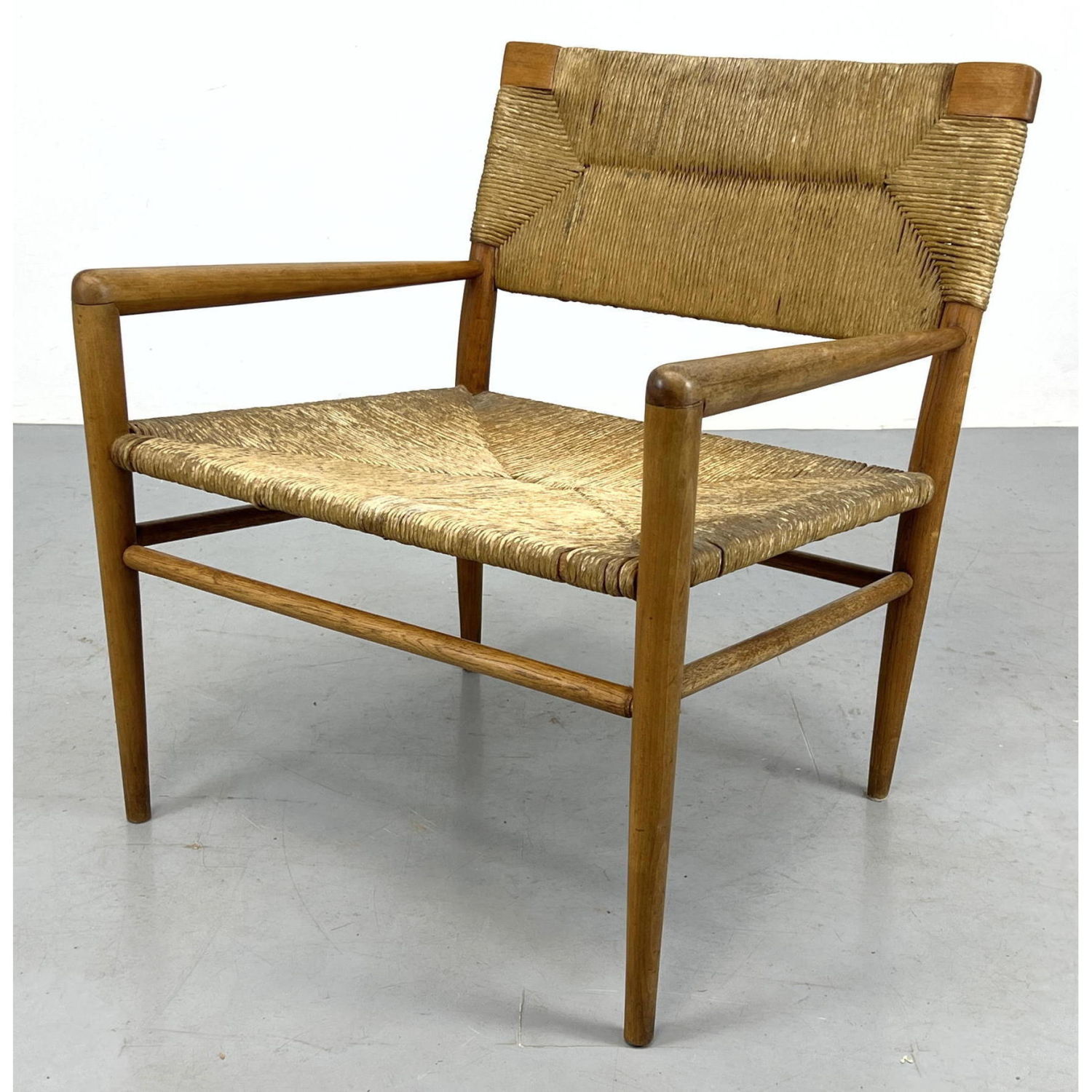 Mel Smilow Arm Chair. Woven seat