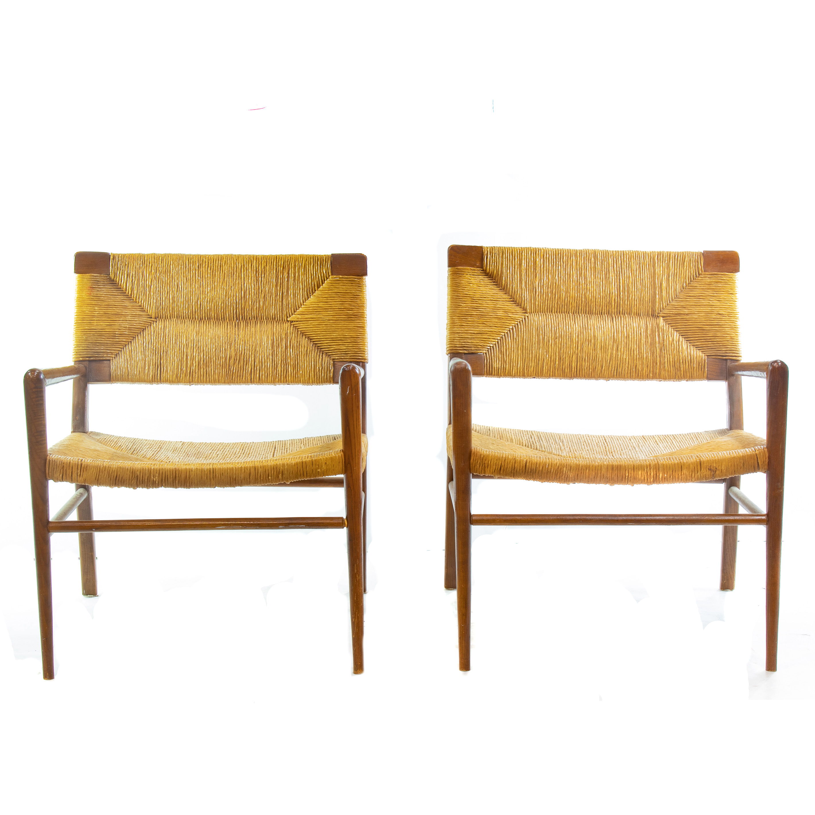 MEL SMILOW LOUNGE CHAIRS, PAIR