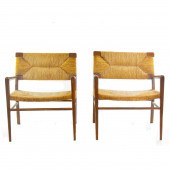 MEL SMILOW LOUNGE CHAIRS, PAIR