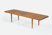 MEL SMILOW, SLATTED BENCH<br>M