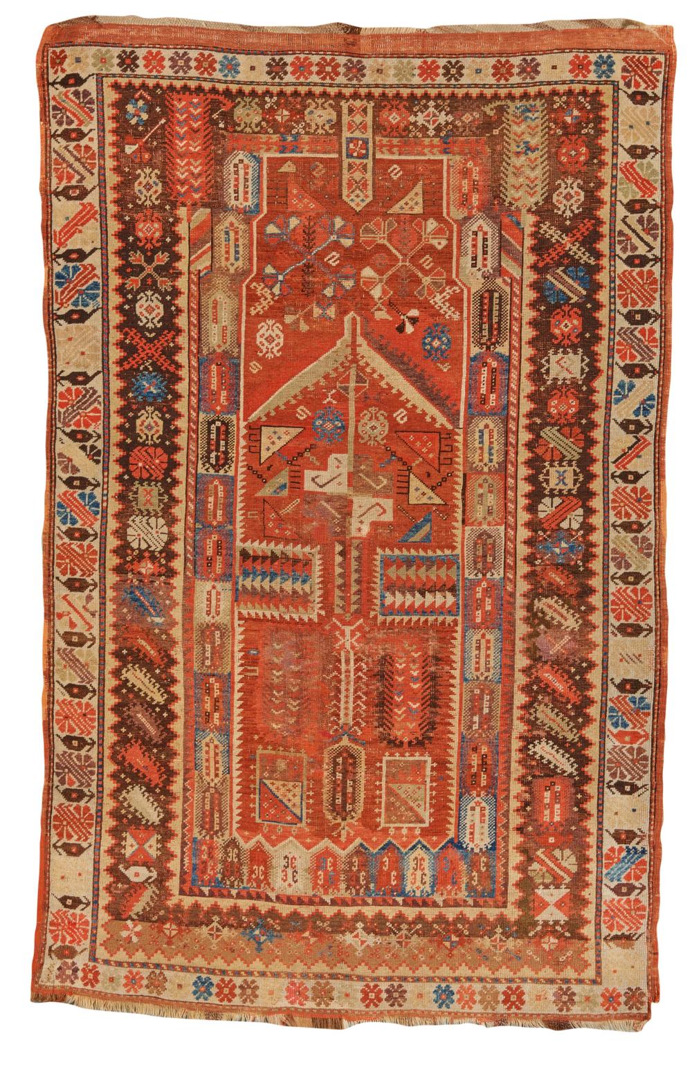 MELAS PRAYER RUG, TURKEY, CA.