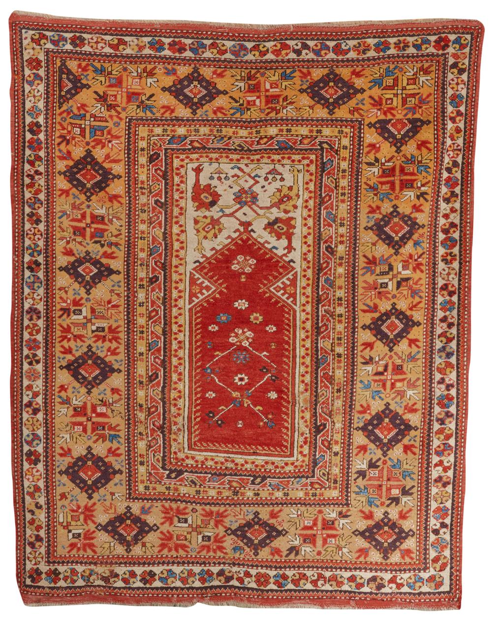 MELAS PRAYER RUG, TURKEY, CA.
