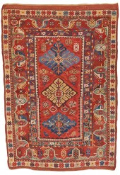 MELAS RUG, TURKEY, CA. 1875Mel