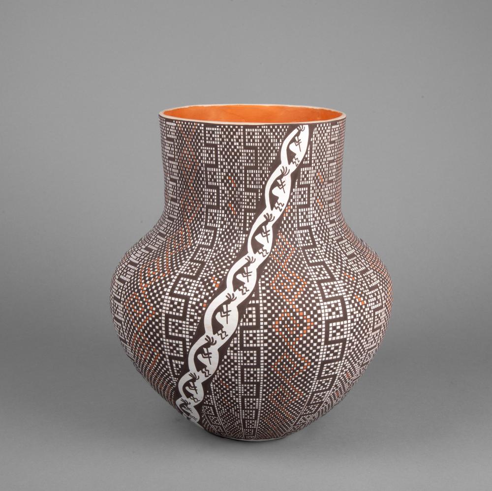 MELISSA ANTONIO, GEOMETRIC JAR WITH