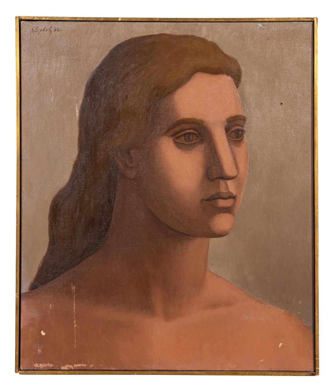 MELVIN KLAPHOLZ O/C PORTRAIT OF A