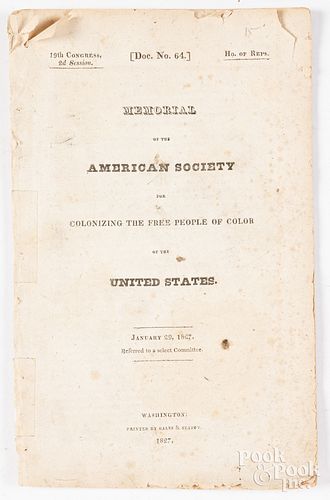 MEMORIAL OF THE AMERICAN SOCIETY