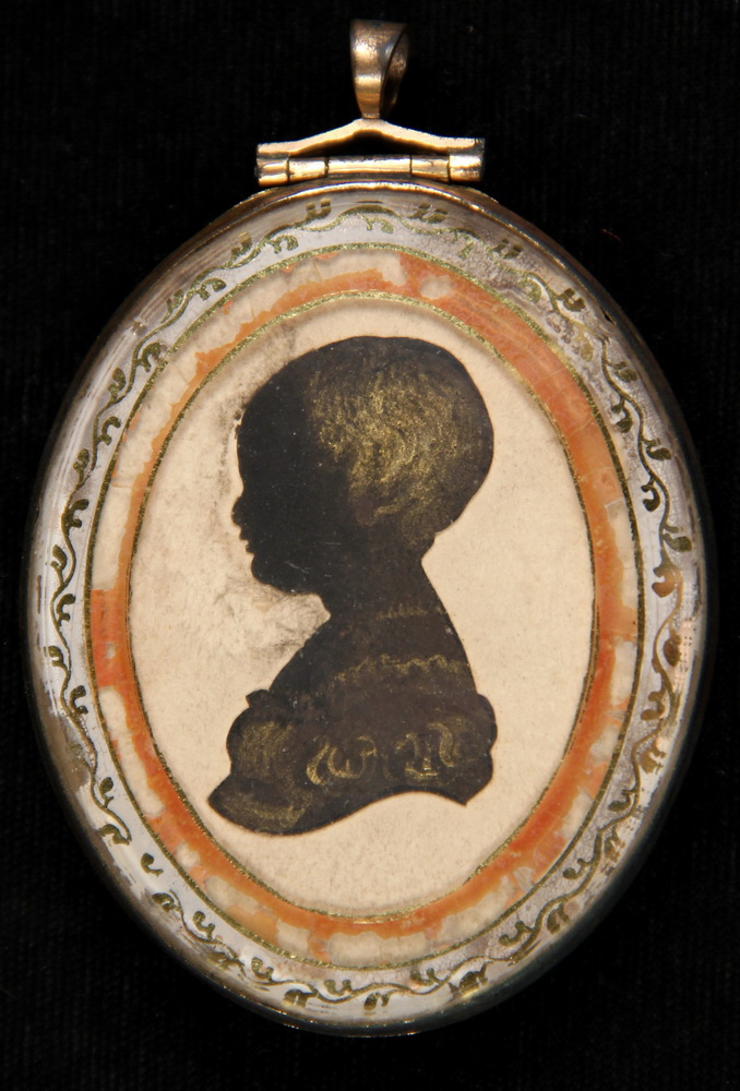 MEMORIAL PENDANT - Rare 18th c