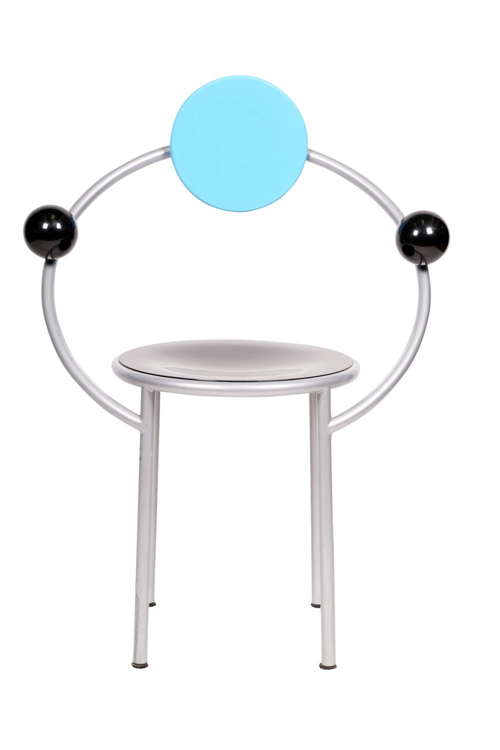 MEMPHIS STYLE DESK CHAIRmetal frame