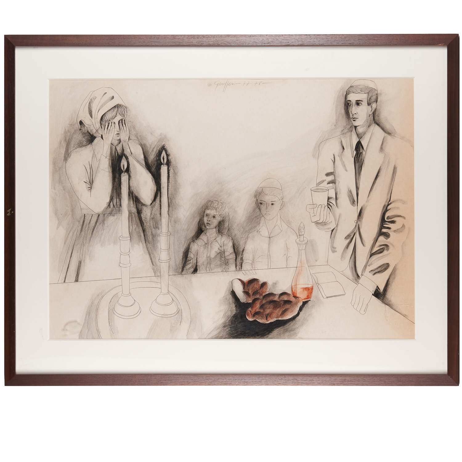 MENACHEM GUEFFEN, JUDAIC DRAWING